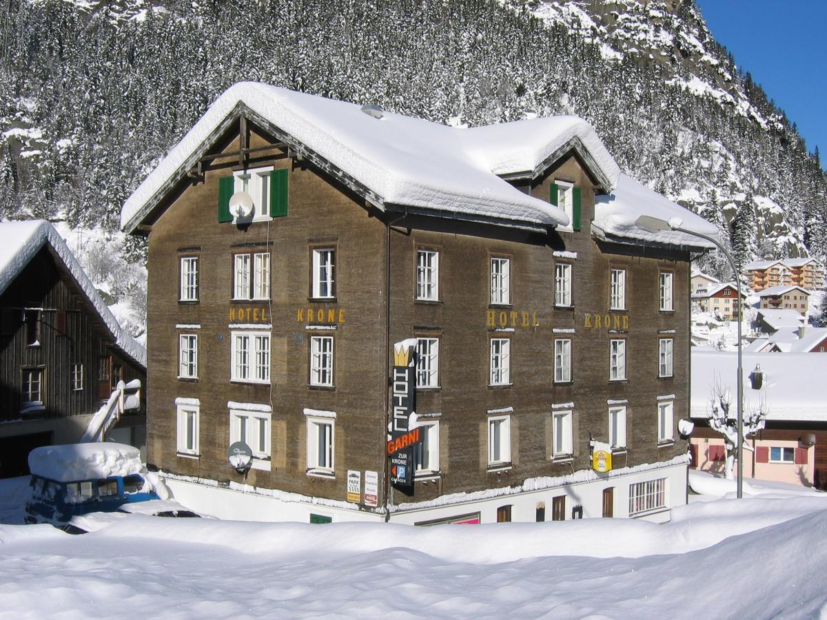 Chalet Hotel Krone Göschenen Exterior foto